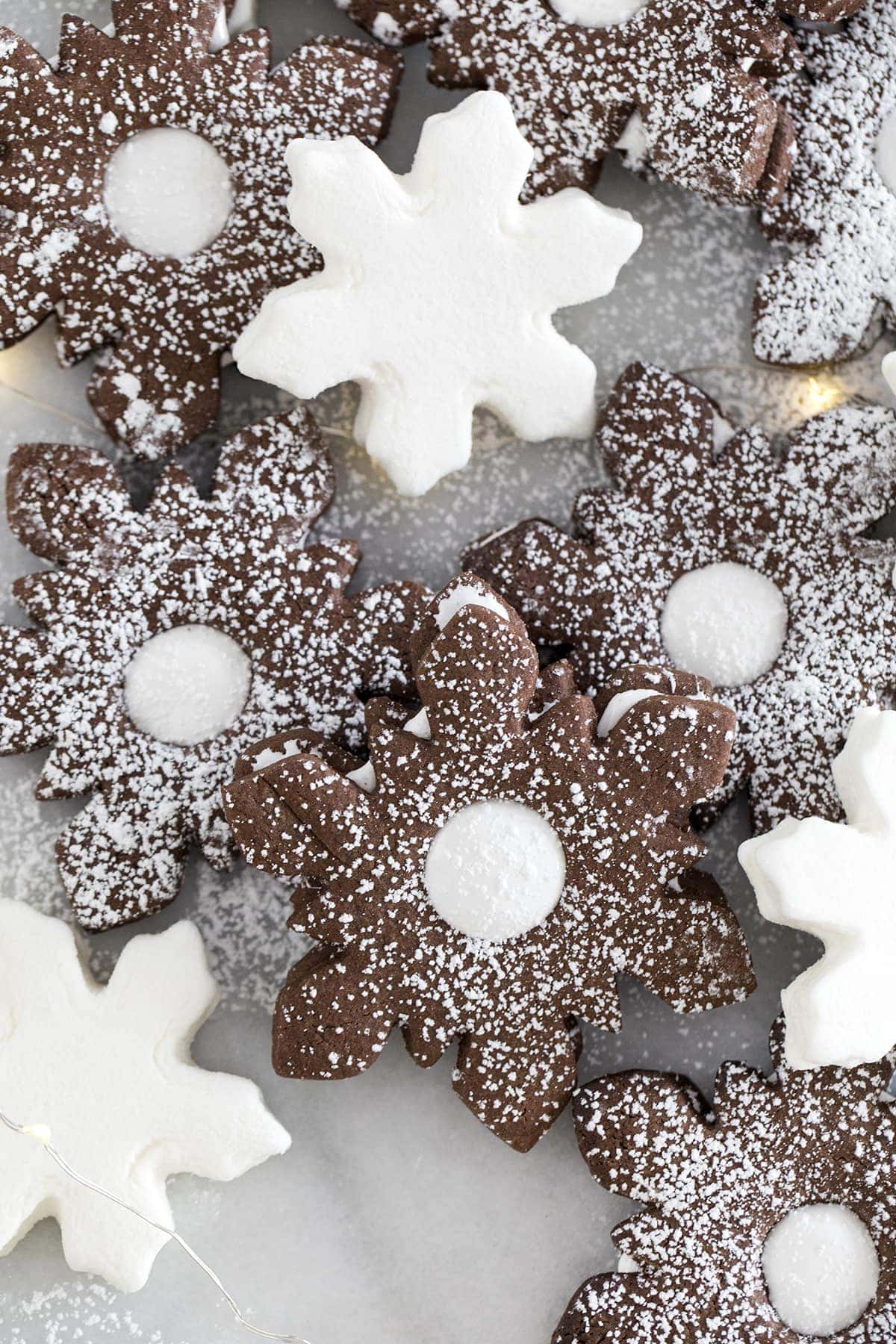 Hot Chocolate Linzer Cookies: A Marshmallow Dream Recipe
